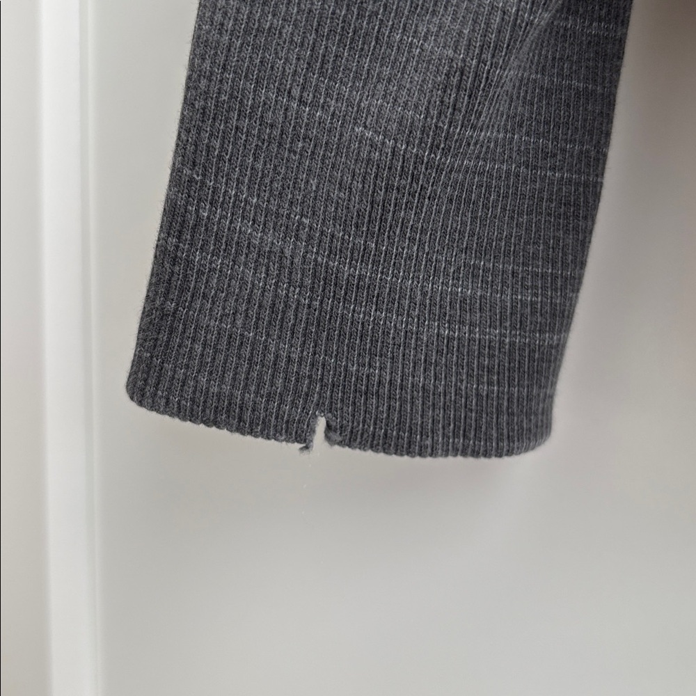 Free People Charcoal Oversized Pullover Sweatshirt - Picture 10 of 12